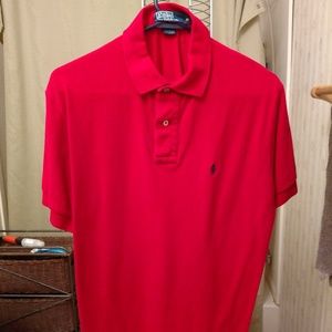 Red polo by Ralph Lauren shirt